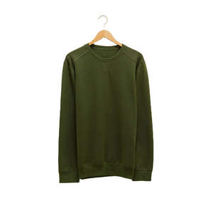 Nouveau sweat-shirt en polaire solide pour hommes 100% coton coupe régulière 2025 sérigraphie personnalisée Logo brodé respirant de haute qualité - Product Image 1