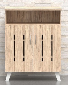 Malaysia-Made Modern Design MDF <b>Shoe</b> Cabinet Nordic Style <b>for</b> Entryway Hallway <b>for</b> Home Furniture Living Room Use OEM 25_0093 - Product Image 1