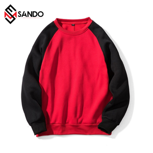 OEM Logo personnalisé Sweatshirts à capuche d'hiver en coton et polyester épais pour hommes, sweatshirts à col rond, polaire unisexe épaisse et unie pour tous - Product Image 4