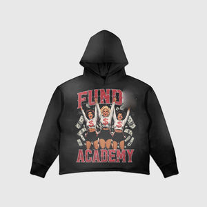 Ropa de calle personalizada Sudadera con capucha Fabricante Hombres Parche desgastado Chaqueta Apliques Bordado Zip up Basics Sudadera con capucha - Product Image 2