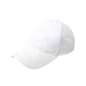 Chapeau de camionneur uni 5 panneaux de haute qualité pour hommes Casquette en maille élégante à la mode avec broderie 3D personnalisée et impression bouffante - Product Image 3
