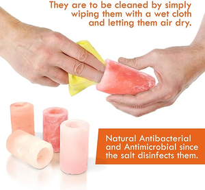 Vasos de chupito de sal del Himalaya de grado alimenticio 100% hechos a mano, vasos de sal Rosa totalmente naturales ecológicos para Tequila, Rosa totalmente natural - Product Image 3