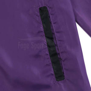 Veste coupe-vent personnalisée Veste coupe-vent de couleur unie Streetwear Veste coupe-vent - Product Image 5