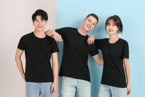 OEM de alta calidad fabricante nuevo estilo 100% algodón 280 gramos Unisex liso cuello redondo bordado de gran tamaño camiseta para hombres - Product Image 4