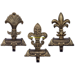 ที่แขวนถุงเท้าคริสมาสต์แบบมินิมอลแบบทันสมัยตะขอแมนเทลทำด้วยมือสุดหรูดีไซน์ใหม่คุณภาพดีตกแต่งวันหยุด - Product Image 3