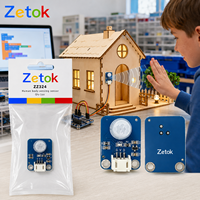 Zetok Factory Direct PIR Pyroelectric Motion Sensor Module de détection de mouvement humain Capteur de proximité électronique intelligent pour