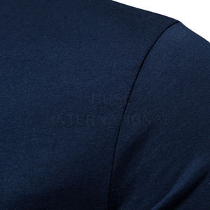 2024 été hommes de haute qualité à manches courtes T-Shirts personnalisé imprimé haut noir en gros vêtements de mode coupe régulière tricoté tissu - Product Image 3