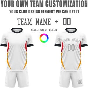Maillots de football personnalisés Kelly de haute qualité, shorts d'été 100 % polyester, maillots entièrement sublimés pour adultes, service OEM, ensembles de styles - Product Image 4