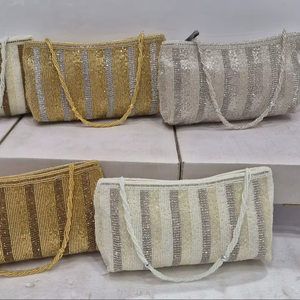 Handmade Designer Ladies Evening <b>Clutch</b> <b>Bag</b> Elegant Ethnic Style Bridal <b>Wedding</b> <b>Clutches</b> Cotton <b>for</b> Women Fashion Accessory - Product Image 1