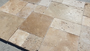 Chất Lượng Cao Cấp Tùy Chỉnh Mix Travertine Gạch 3Cm Dày 40X60Cm Sàn Gỗ Kết Cấu Cổ Điển Cho Biệt Thự Làm Thổ Nhĩ Kỳ Giá Rẻ Giá - Product Image 5