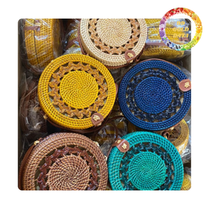 กระเป๋าคลัทช์ทอและกระเป๋าถือทำจากฟางหวายธรรมชาติ | ผู้จำหน่ายเวียดนาม - Product Image 2