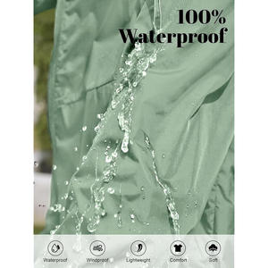 Chaqueta cortavientos Softshell para mujer con logotipo personalizado, cortavientos y transpirable, diseño reflectante, impermeable, descuentos por pedidos a granel - Product Image 5