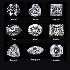 Radiant 8.5มม. เบาะตัด Moissanite ประกายเพชรทางเลือกสำหรับแหวนหมั้นสร้อยคอและเครื่องประดับที่ดี - Product Image 3