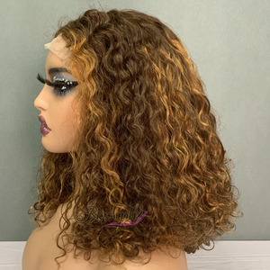 14 Inch Luxury Curl <b>Wig</b> With 4x4 Lace, Lightweight Vietnamese Hair, No Stuffy Feeling All Day - Product Image 3