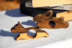 Portable Durable Polished Wooden Book Thumb Holder One Hand Page Keeper <b>Reading</b> <b>Accessory</b> for Home Office and Travel - Product Image 4