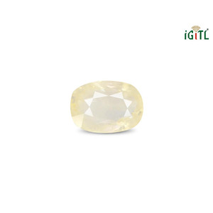 Zafiro Amarillo Natural de 13.82 Quilates (Pukhraj) con Corte Esmeralda Facetado, Color Peridoto con Material de Alejandrita y Aguamarina - Product Image 1