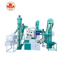 Moulin à marteaux de balle de riz de haute qualité Usine complète de moulin à riz Chine Machine à éplucher le riz de paddy