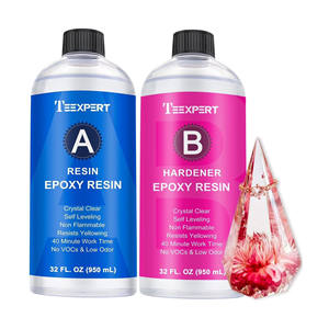 Kit de résine époxy et durcisseur A/B Résine DIY pour moulage transparent, artisanat et art du ballon - Product Image 6