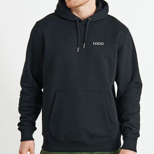 Sweat à capuche de haute qualité unisexe de haute qualité vierge poids lourd conçu Logo imprimé teint surdimensionné portant une poche en pur coton 2026 - Product Image 1