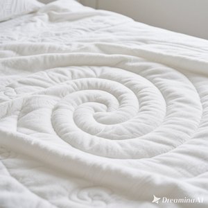 ผ้าห่มขนแกะเนื้อนุ่มลายนูนเกลียวสีขาวอบอุ่นขนาดคิงไซส์หรูหรา - Product Image 4