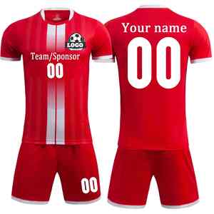 Tenue de football de club avec short, maillot de football personnalisé, édition joueur, ensemble de maillot de football, respirant et à séchage rapide - Product Image 2