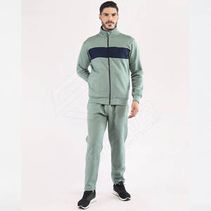 "Ensemble de survêtements pour hommes de couleur unie personnalisée Slim Fit Jogging Training Wear OEM Sportswear Fabriqué au Pakistan Design respirant" - Product Image 5