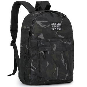 Street Pack - 18ltr - BTP Compartiment principal noir, poche avant zippée, poche latérale en filet (excellente sacoche d'école) Camouflage Custom - Product Image 2
