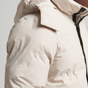Invierno abajo Abrigo con capucha Puffer hombres ropa chaqueta Streetwear impresión hombres invierno acolchado abrigos burbuja Puffer chaqueta - Product Image 5