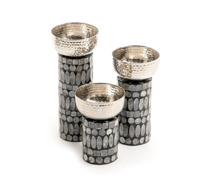 Vente en gros Ensemble de bols à mélanger Ensemble de bols à salade en acier inoxydable avec fond en silicone Espace noir Quantité Cadeaux d'affaires en argent en métal - Product Image 2