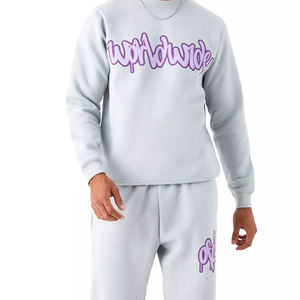 ชุดออกกำลังกายพิมพ์ลายพัฟสำหรับผู้ชายชุดวิ่งออกกำลังกาย - Product Image 5