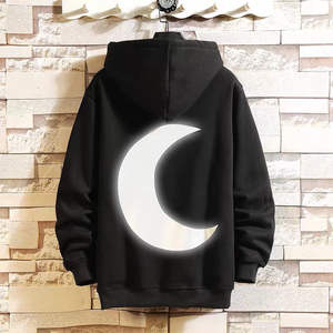 เสื้อมีฮู้ดสำหรับผู้ชายและผู้หญิงคุณภาพสูงออกแบบได้ตามที่ต้องการโลโก้แนวสตรีทเสื้อสเวตเตอร์น้ำหนักมากสะท้อนแสง3เมตร - Product Image 6