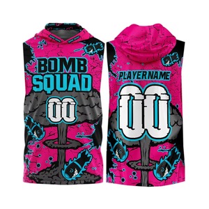 7on7 Drapeau Football Uniformes Jersey pour les Jeunes Entièrement Sublimé Compression À Capuche Sans Manches 7v7 Jersey - Product Image 4