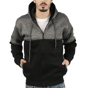 Sudadera con Capucha Personalizada para Hombre, 100% Algodón, con Hombros Caídos, Estilo Urbano, con Cierre, Básica para Invierno - Product Image 1