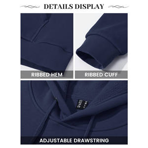 Sudaderas con Capucha Holgadas de Estilo Urbano de Alta Calidad para Hombre, Unisex, Personalizadas, de Venta Caliente, Sudaderas con Capucha para Hombre - Product Image 4