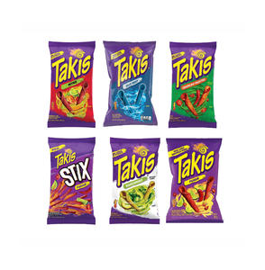 Chips de tortilla enrollados Takis Fuego Chili Lime en cajas de exhibición al por mayor de 12 unidades para puntos de venta minoristas de compras impulsivas - Product Image 2