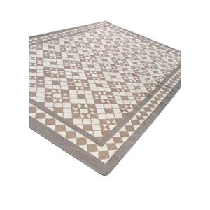 Alhambra Ivory Flat Weave Wool <b>Rugs</b> Geometric Handmade Rectangle <b>Rugs</b> for Home for Living Room Bedroom Hallway-Model ADWL-13164 - Product Image 2