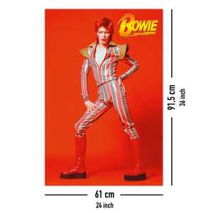 Affiche glamour de David Bowie sur toile, art mural encadré noir - Product Image 5