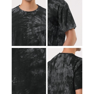 2023 personalizado al por mayor verano hombres camisetas precio barato hombres camiseta OEM transpirable camiseta para hombres Tie Dye nuevo diseño - Product Image 6