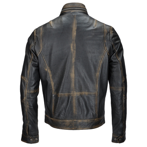La mejor chaqueta de cuero ajustada de invierno para hombres para adultos 2025 nueva llegada chaqueta de moda hecha de cuero de alta calidad - Product Image 2