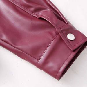 Vestes en cuir pour femmes d'usine directement fournir des vestes en cuir pour femmes 2025 Veste en cuir d'hiver pour hommes en cuir grande taille - Product Image 6