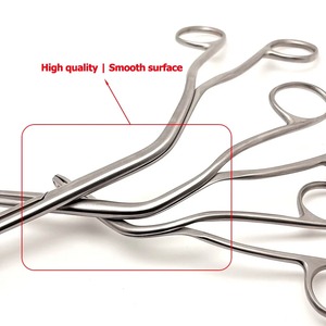 คีมแมกิลสำหรับใส่สายสวน คีมสแตนเลสสำหรับใส่สายสวน คีมผ่าตัดทั่วไป ขนาด 15 ซม. 20 ซม. 25 ซม. คีมใส่สายสวน - Product Image 3