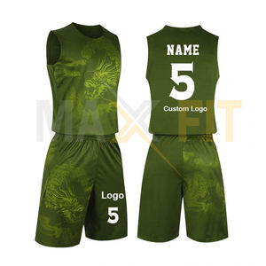 Ropa deportiva personalizada Diseño único personalizado Conjunto de uniforme de baloncesto para hombres por MAXFIT ENTERPRISES - Product Image 4