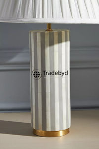 Lampe de table LED AC E26 moderne en os incrusté, fabriquée à la main, éclairage décoratif de luxe pour la maison, l'hôtel et les projets d'aménagement intérieur Tradebyd - Product Image 5