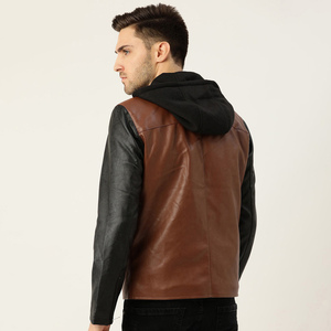 2023 veste en cuir pour hommes d'impression personnalisée de qualité supérieure vêtements d'hiver respirants en différentes couleurs - Product Image 2