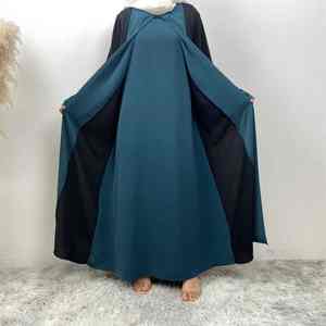 Factory New Muslim Women <b>Black</b> Abaya Islamic Maxi <b>Dress</b> <b>Long</b> <b>Sleeve</b> Muslim Abaya Low Wholesale Factory Cheap Price For Sale - Product Image 3