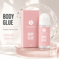 Colle corporelle antidérapante à base d'eau, marque privée, fixation transparente résistante à la transpiration, écologique, pour les marques de mode et de vêtements de danse