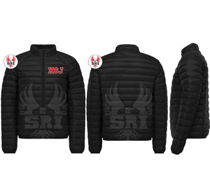 Chaqueta Acolchada de Poliéster para Mujer con Bordado de Heroínas de Jericho |   Chaqueta Bomber Acolchada Personalizada para Mujer con Bordado Masónico HOJ - Product Image 4