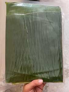 Feuilles de bananier surgelées IQF d'usine pour l'emballage alimentaire et la cuisine, prix bas, 100% feuilles de bananier vertes fraîches - Product Image 2