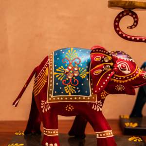 Set of 3 Upside Trunk <b>Elephants</b> with Tea Light Holders for Home <b>Decoration</b> - Product Image 4