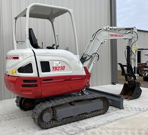 Excavatrice d'occasion de qualité Takeuchi TB235 Mini avec godet 0.1M3 à vendre - Product Image 3